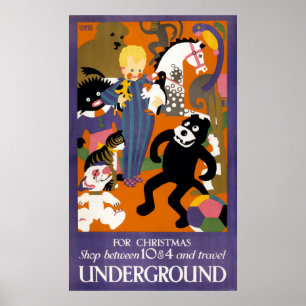 Travel Poster For London Underground Subway