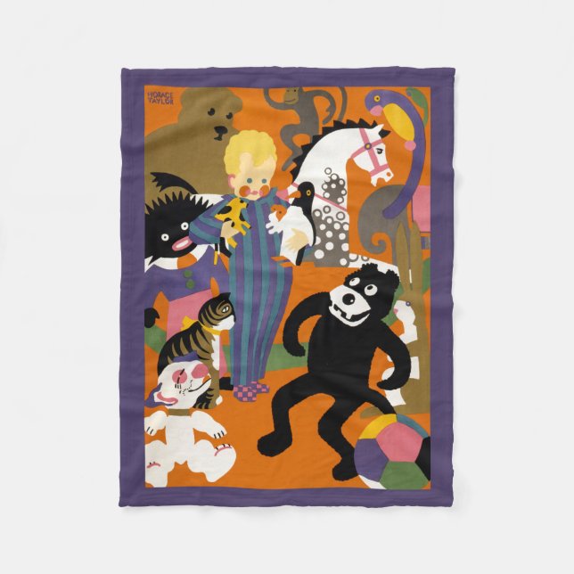 Travel Poster For London Underground Subway Fleece Blanket (Front)