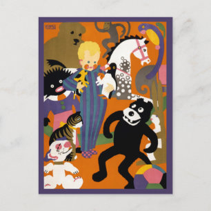 Travel Poster For London Underground Subway Postcard