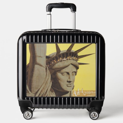 Travel Poster For New York United Air Lines Luggage
