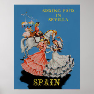 Travel poster for Sevilla, Spain