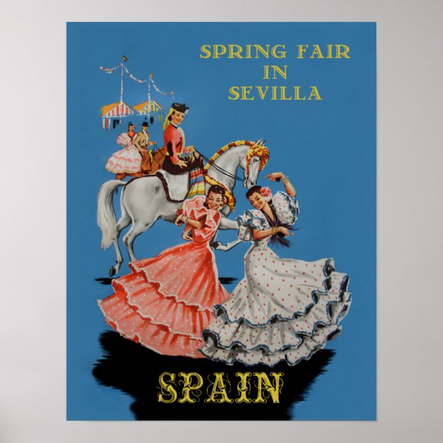 Travel poster for Sevilla, Spain (Front)