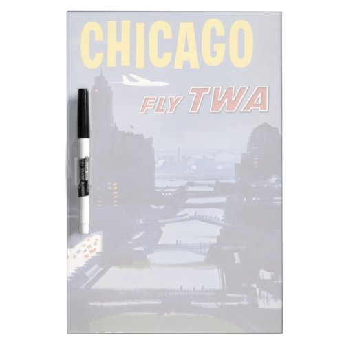 Travel Poster For Trans World Airlines Flights Dry Erase Board