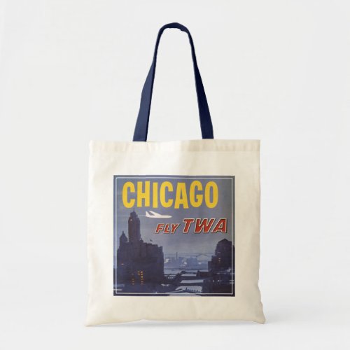 Travel Poster For Trans World Airlines Flights Tote Bag