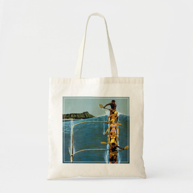 Travel Poster For United Air Lines To Hawaii Tote Bag (Front)