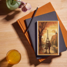 Travel Poster, Romance in Paris customizable