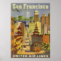 travel  POSTER, San Francisco Poster