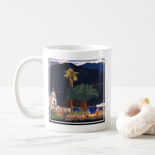 Travel Poster _ Santa Catalina Island California Coffee Mug