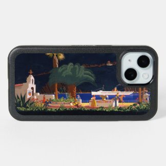 Travel Poster - Santa Catalina Island, California iPhone 15 Case