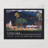 Travel Poster - Santa Catalina Island, California