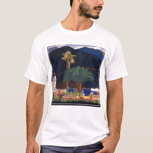 Travel Poster _ Santa Catalina Island California T_Shirt