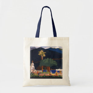 Travel Poster - Santa Catalina Island, California Tote Bag