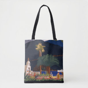 Travel Poster - Santa Catalina Island, California Tote Bag