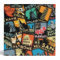 Travel posters retro vintage europe asia usa