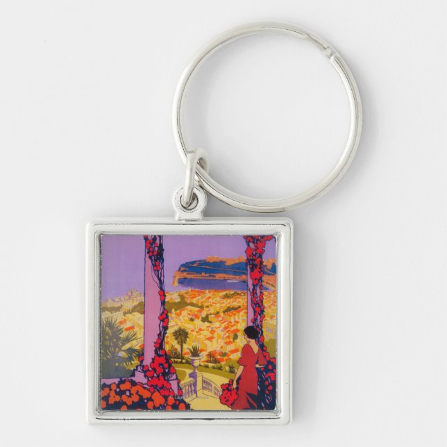 Travel Promotional Poster Keychain (Front)