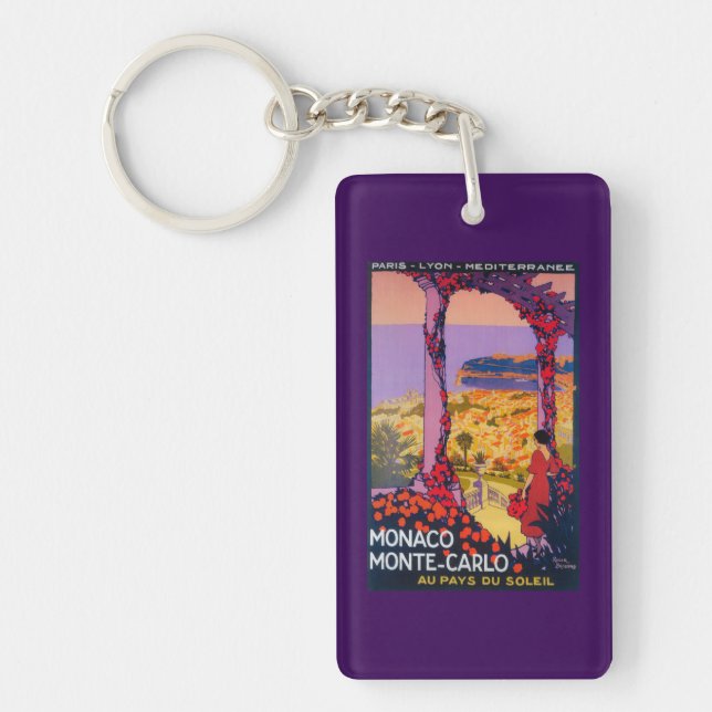 Travel Promotional Poster Keychain (Front)