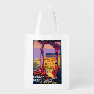 Travel Promotional Poster Reusable Grocery Bag