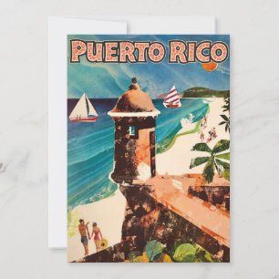 Travel Puerto Rico 5x7 Big Postcard
