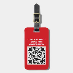 Travel QR Code Luggage Tag