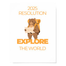 Travel quote Explore the world Poster