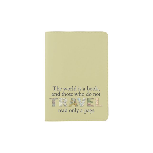 Travel Quote | Passport Holder (Front)