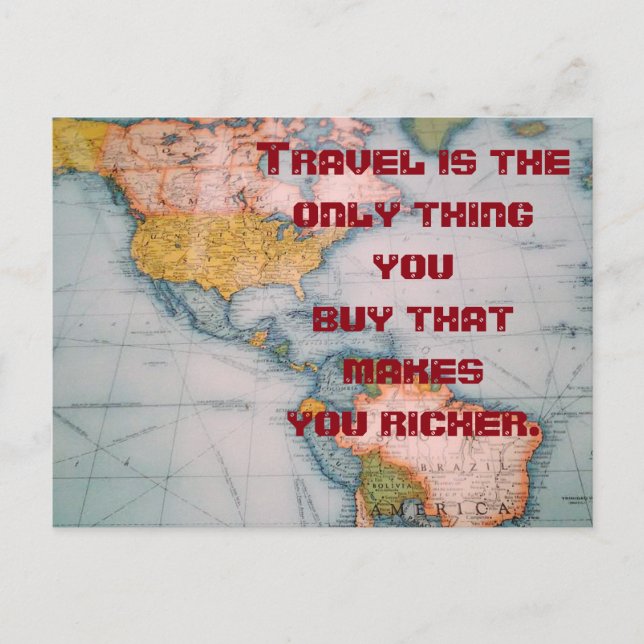Travel quote - postcard (Front)
