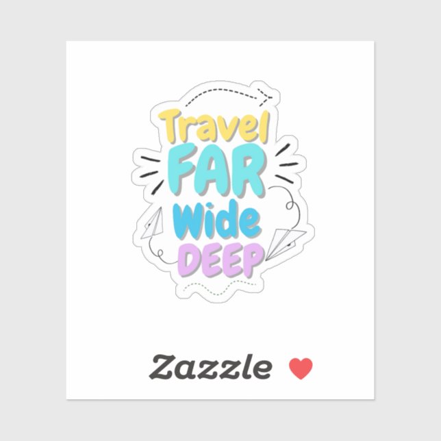 Travel Quote Sticker  (Sheet)