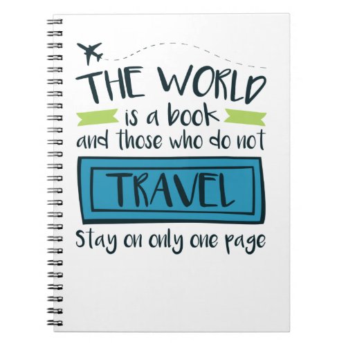 Travel Quote The World Is A Book