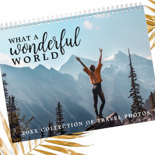 Travel Quotes and Photo Collage Adventure 2027 Calendar