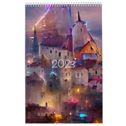 Travel Reesen 여행하다 2023 One Page Calendar