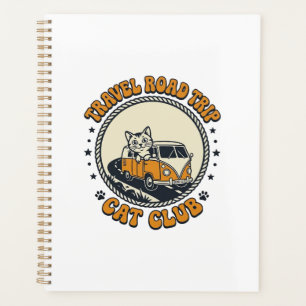 Travel Road Trip Cat Pet Lover Shirt Art - Travel Planner