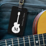Travel Rock Guitar Music Personalized Luggage Tag