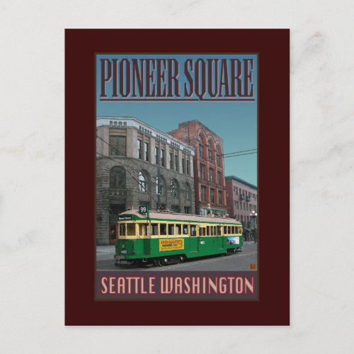 TRAVEL_Seattle_Pioneer Square_ Postcard