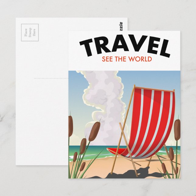 Travel See the World Postcard (Front/Back)