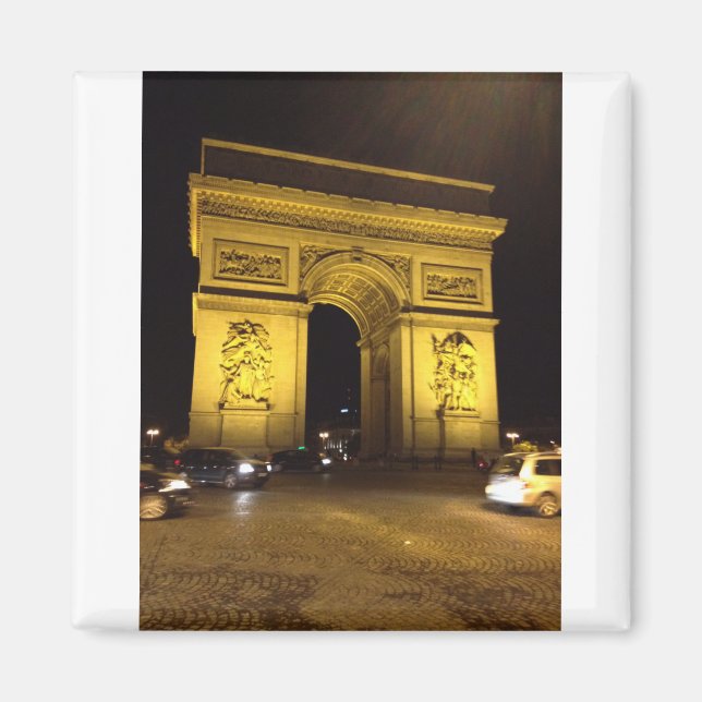 Travel Seris Arc de Triumph Magnet (Front)
