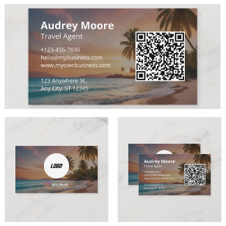 Travel Services Business Card