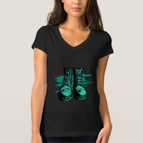 Travel Shoes Traveler Mountains Hiking Wandern Gif T_Shirt