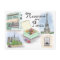 Travel Sketch Postcard: Macarons in Paris France