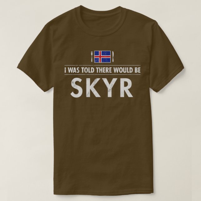 Travel Skyr Icelandic Dairy Breakfast Vanilla Frui T-Shirt (Design Front)