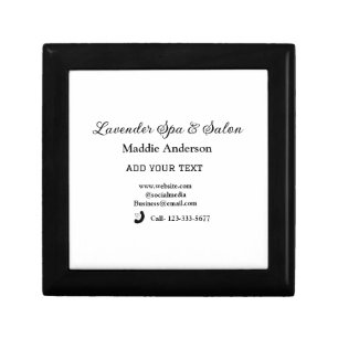 travel spa salon guest information vacation beach  gift box