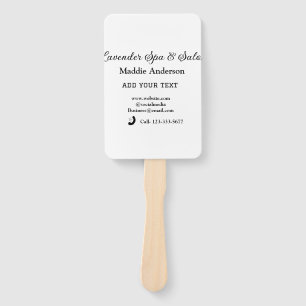 travel spa salon guest information vacation beach  hand fan
