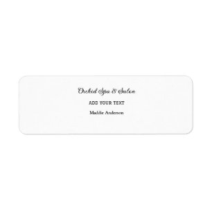 travel spa salon guest information vacation beach label