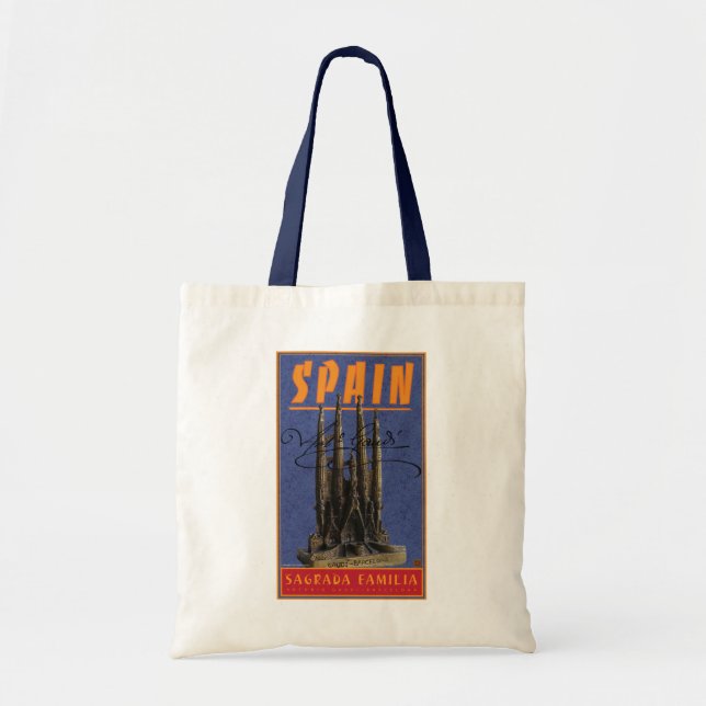 TRAVEL-Spain-Barcelona Tote Bag (Front)
