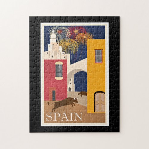 Travel Spain vintage Jigsaw Puzzle