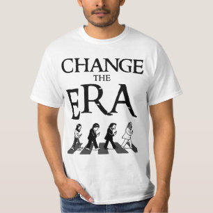 Travel Tee Shirt Change The Era Pattern.