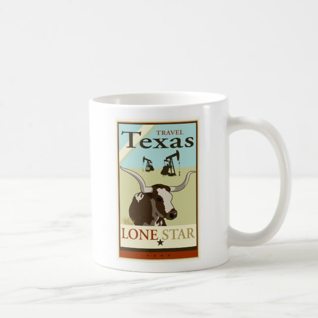 Travel Texas Coffee Mug (Right)
