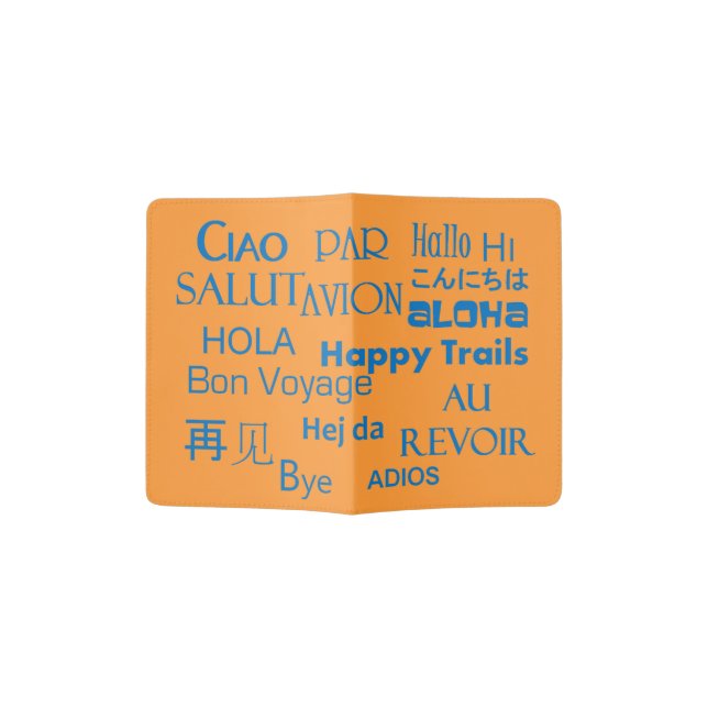 Travel Texts Passport Holder (Opened)