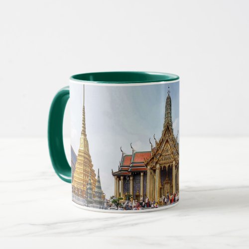 Travel Thailand Bangkok Grand Palace Scene Mug