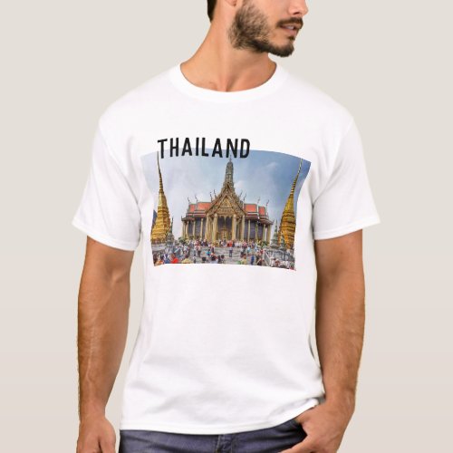 Travel Thailand Bangkok Grand Palace Scene T_Shirt