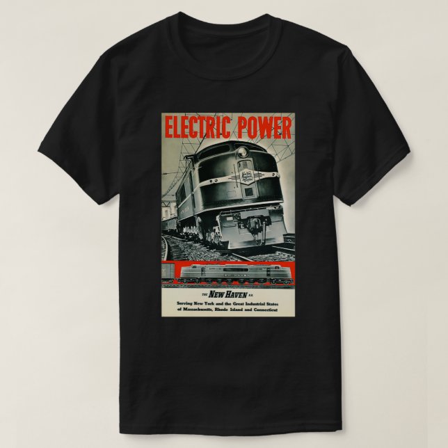 Travel the New Haven Railroad T-Shirt (Design Front)